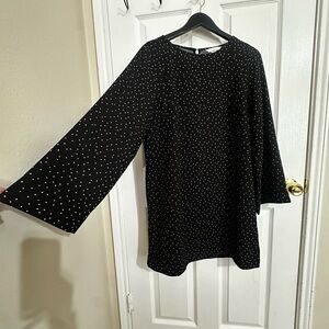 H&M Black and White Polka Dot Dress